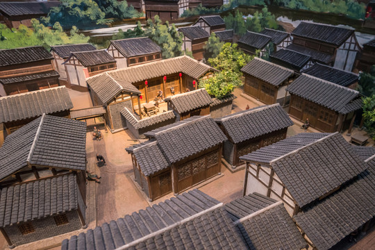 老成都建筑模型