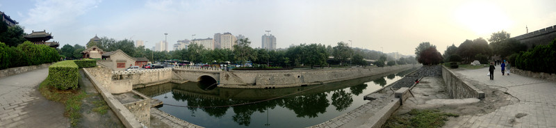 護(hù)城河 環(huán)城公園 全景大圖
