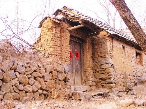 老房大門(mén)樓 門(mén)口