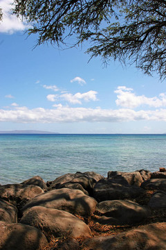 夏威夷海岸線