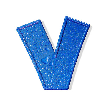 水字母隔離。水的信