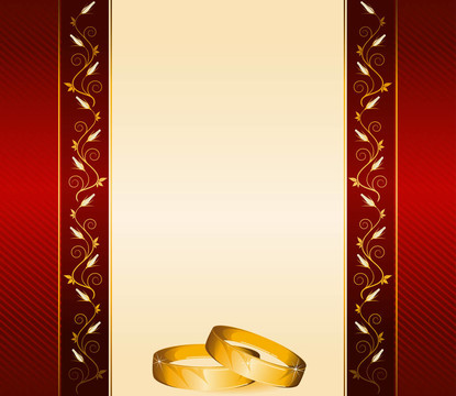 兩個結(jié)婚戒指