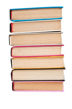 一堆書