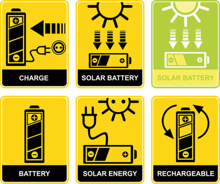 太陽(yáng)能電池；充電；充電