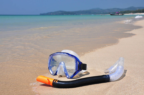 浮潛在Bangtao海灘普吉島