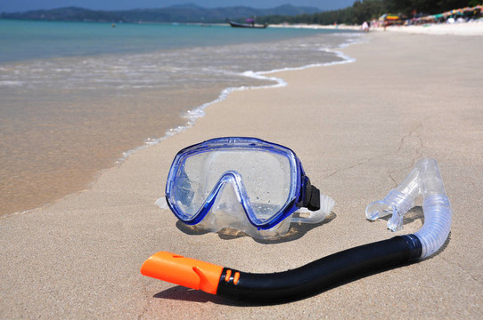 浮潛在Bangtao海灘普吉島