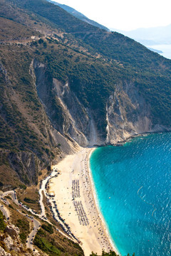邁托斯海灘；Kefalonia