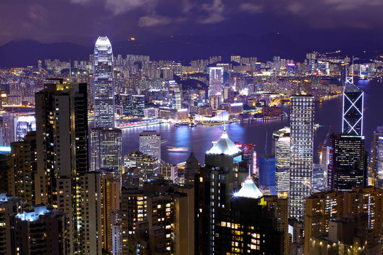 香港的夜晚