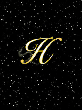 字母H.