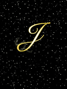 字母J。