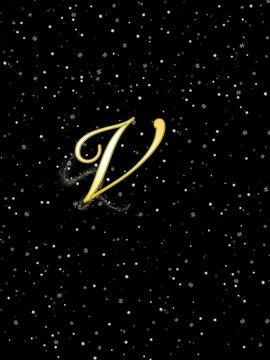 字母V.