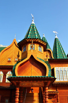 Tsar Alexei Mikhailovich的宮殿塔