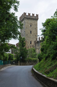 城堡威格雷諾。Emilia Romagna。意大利.