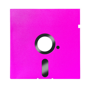 老式電腦儲存盤。