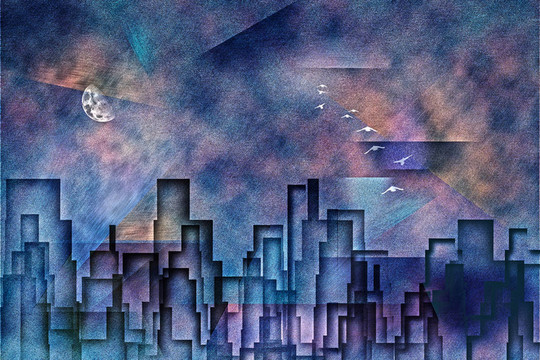 城市繪畫