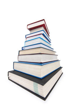 白色高煙囪上的書籍