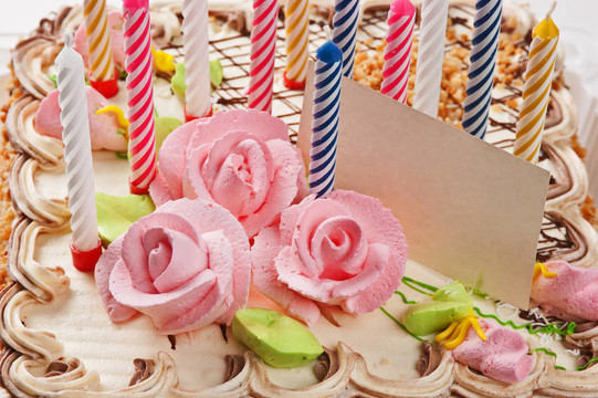 蠟燭生日蛋糕