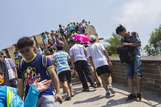 長(zhǎng)城游客