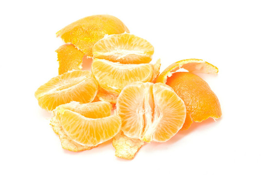 把Tangerine夜店孤立在白色背景