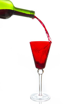 把紅葡萄酒