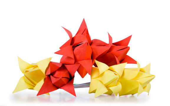 origamis。郁金香.
