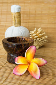熱帶溫泉Frangipani flower