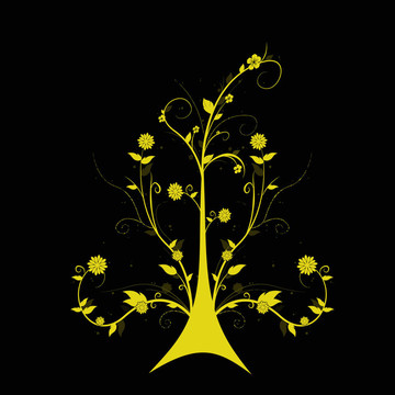 藝術(shù)花的樹(shù)