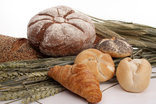 各種breadrolls和面包