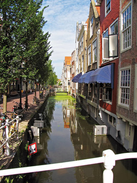 海牙的街景；Netherland