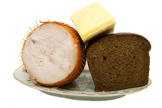 肉和奶酪面包