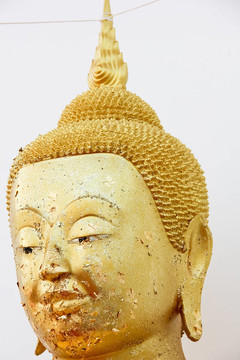 佛陀的宗教雕像。watsamarn；Chachaengsao；泰國