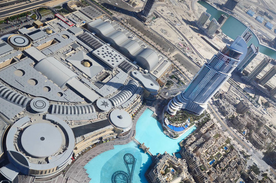 迪拜市中心；UAE