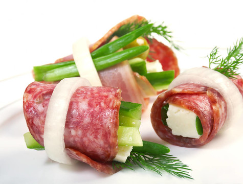 小食拼盤和奶酪；煙熏香腸
