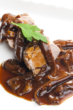 豬里脊肉和平菇