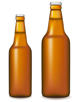 啤酒瓶插畫(huà)