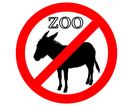 禁止在動物園里的驢子