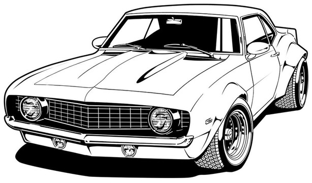 69 Muscle Cartoon