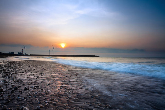 夕陽西下，WINDMI反射