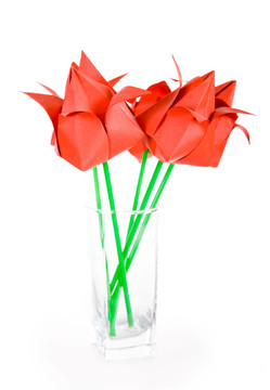 origamis。郁金香.