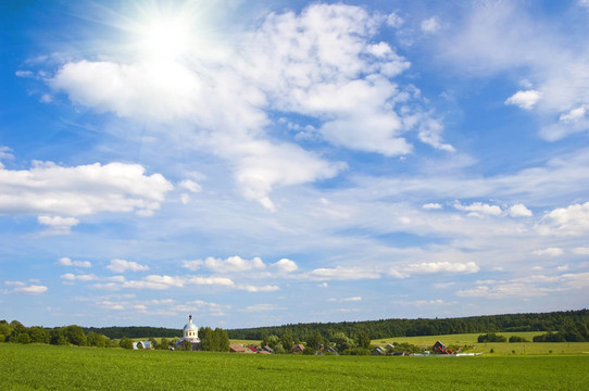 美麗的夏日風(fēng)景