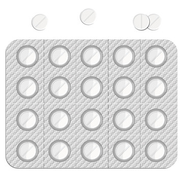 泡罩包裝的藥丸