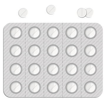 泡罩包裝的藥丸