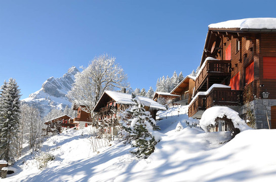 Braunwald；瑞士著名的滑雪勝地