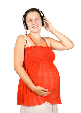 孕婦聽音樂