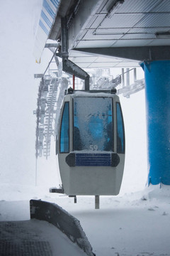 滑雪勝地Madonna di Campiglio。意大利