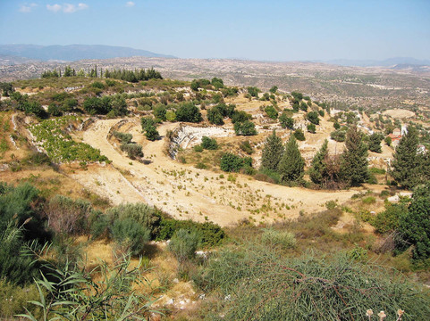 典型的Cyprian景觀