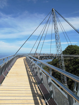 著名的掛Langkawi島大橋；馬來西亞