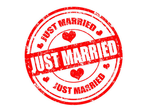 剛結(jié)婚的郵票