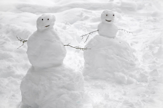雪人夫婦