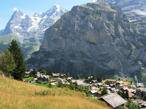 Muerren；瑞士著名的滑雪勝地